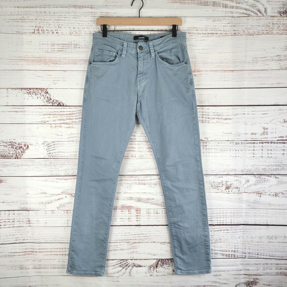 Mavi Jake Jeans Mens Size 31x31 Blue Gray Slim Leg Fit Skinny Leg Stretch